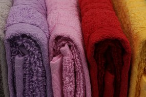 Set 10 Prosoape de Baie / Fata Rainbow, 30x50 cm, 100% Bumbac, 500 gsm, Multicolor