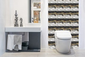 Panou decorativ bucatarie Plaja de marmură