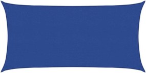 vidaXL Pânză parasolar, albastru, 2,5x4,5 m, HDPE, 160 g/m²
