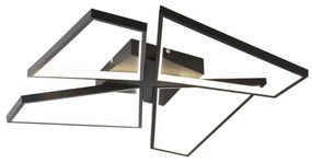 Plafonieră LED dimabilă LED/115W/230V 3000-6500K negru + telecomandă