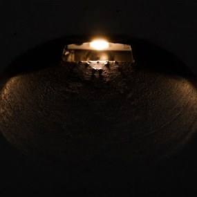 Spot LED incastrabil scari / perete exterior IP65 Bil negru
