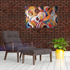 Tablou - Abstract muzical (90x60 cm)