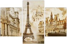 Tablou - Monumente din Paris (90x60 cm)