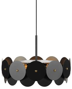 Lustră Markslöjd Vegas, ø 53 cm, negru