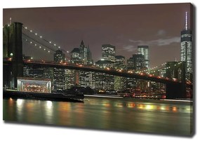 Tablou canvas New york, pe timp de noapte