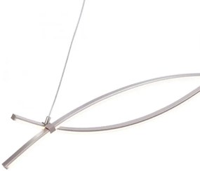 Lustră LED pe cablu JUST LIGHT. 15382-55 MAJA 2xLED/8,4W/230V crom