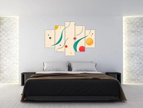 Tablou - Ilustrație colorată minimalistă (150x105 cm)