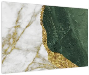 Tablou - Marmură verde N⁰3 (90x60 cm)