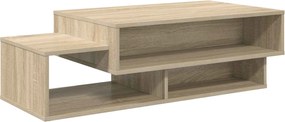 vidaXL Masă de cafea Stejar Sonoma 105 x 50 x 32,5 cm Lemn compozit