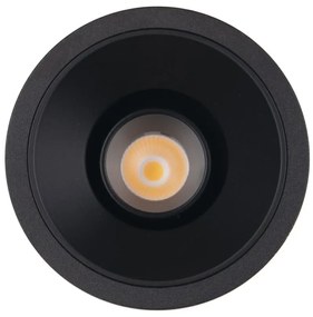 Spot LED incastrabil GALEXO H0106 negru cu inel negru
