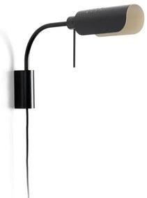 Aplica metal stil retro abajur ajustabil MARTINICA S negru