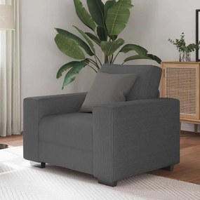 vidaXL Canapea Scaun Gri închis 60 cm țesătură velur