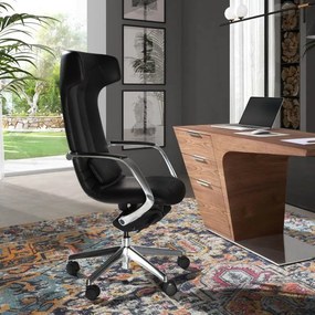 Scaun de birou modern piele sintetica Black