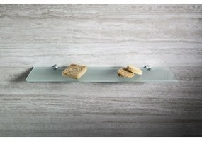 SAPHO XR008 X-Round suporturi pentru rafturi dinsticlă 8 mm, argintiu
