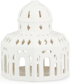 Sfeșnic de Crăciun din ceramică Kähler Design Lighthouse, ø 12 cm, alb
