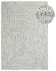 Covor alb/bej de exterior 170x120 cm - NORTHRUGS