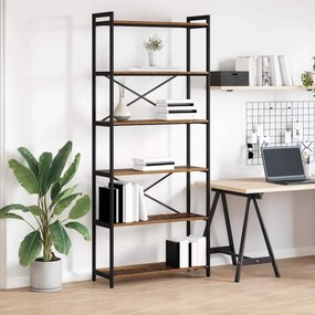 vidaXL Bibliotecă Lemn vechi 80 x 30 x 188 cm Lemn compozit
