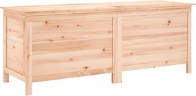 vidaXL Ladă depozitare de grădină 150x50x56,5 cm lemn masiv de brad