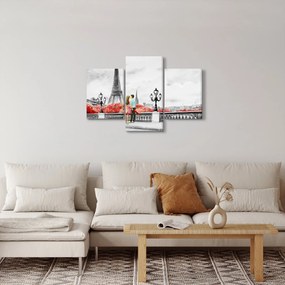Tablou îndrăgostiții în Paris (90x60 cm)