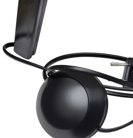 Lampadar ALBA 1xE27/15W/230V negru/stejar