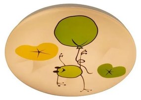 Rabalux 71069 - Plafonieră LED pentru copii FROGGO, 24W, 230V, 3000K