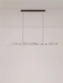 Lustra LED suspendata design decorativ VALLEY L-121cm