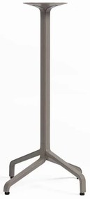Bază masă exterior Nardi - Frasca High Fix, 45 x 45 x 107 cm Tortora