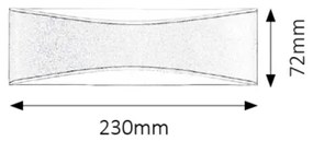 Rabalux 8795 - LED Aplică perete exterior BIRMINGHAM LED/10W/230V IP65