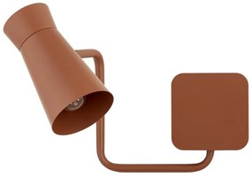 Aplica cu brat si spot directionabil LORD 8882 teracota