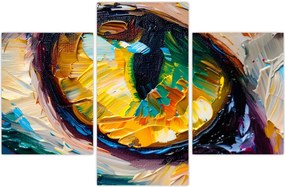 Tablou - Ochi de pisică Pictură (90x60 cm)