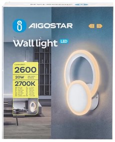 Aplică LED Aigostar LED/20W/230V 2700K alb