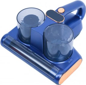 La mâna a doua: Aspirator antiacarieni Oliver Voltz OV51003B, Fara fir, 120W, 14.8V 2500mAh, UVC LED, Ultrasonic, Albastru
