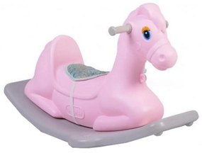 Calut balansoar pentru copii NOVOKIDS ™ Napoleon Horsee , Cu jucarie muzicala detasabila, Platforma de balansare, Dimensiuni 80x50x40 cm, max 50 kg,
