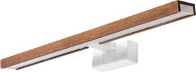 Brilagi - LED Iluminare oglindă pentru baie 3 în 1 WOODY MIRROR LED/12W/230V IP44 alb/stejar/cireș
