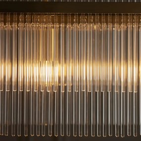 Lustră pe lanț Endon 112573 MARIETTA 4xE14/6W/230V alamă/transparent