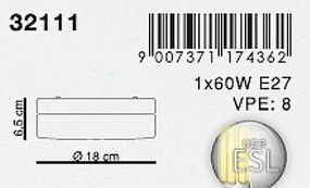 Plafonier baie IP44 Vranos 32111 GL