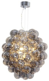 ByRydens 4202230-4500 - Lustră suspendată pe cablu DELUXE 4xE14/5W/230V gri/fumuriu