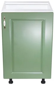 Corp inferior 50 cu 1 usa Zebra MDF Verde drept