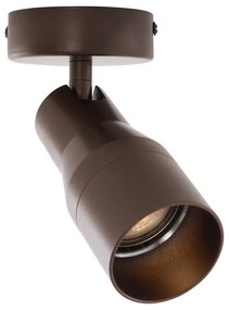 Spotlight modern tavan bronz închis GU10 50mm rotund - Stanley