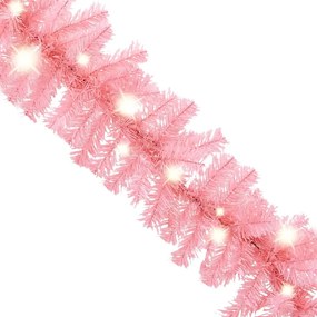 Ghirlanda de Craciun cu lumini LED, roz, 10 m 1, Roz, 10 m
