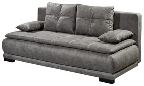 Canapea extensibila, Sophie, Ranger 11 Grey, 3 locuri, 208 x 93 x 105 cm, gri