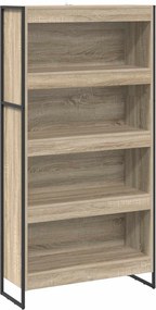 vidaXL Dulap pentru cărți 2 pcs Sonoma 80 x 30 x 155 cm Lemn compozit