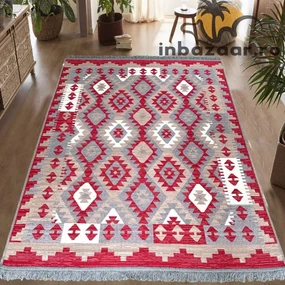Covor rustic traditional 80x150 cm Gri