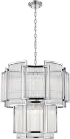 Zuma Line Sergio lampă suspendată mai mult de 6x60 W crom-transparent P0528-08A-F4AC