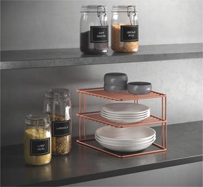 Raft suplimentar arămiu din oțel 25x25 cm Palio – Metaltex