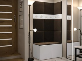Mobilier hol Tovenaz I (Alb + maro) . 1104768