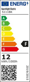 Aplica perete LED de exterior IP65 Up and Down 5111BK SRT