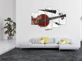 Tablou - Unelte muzicale (150x105 cm)