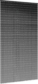 vidaXL Perdele ușă cu insecte gri închis 120x220 cm bambus