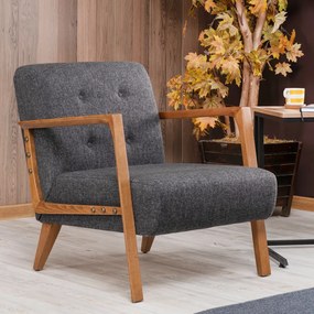 Fotoliu Kemer Dark Grey